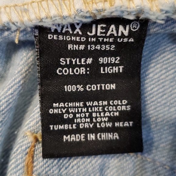 Wax Jean Collection Mom loose fit size 13/31 Jeans Blue Women New - Picture 6 of 6
